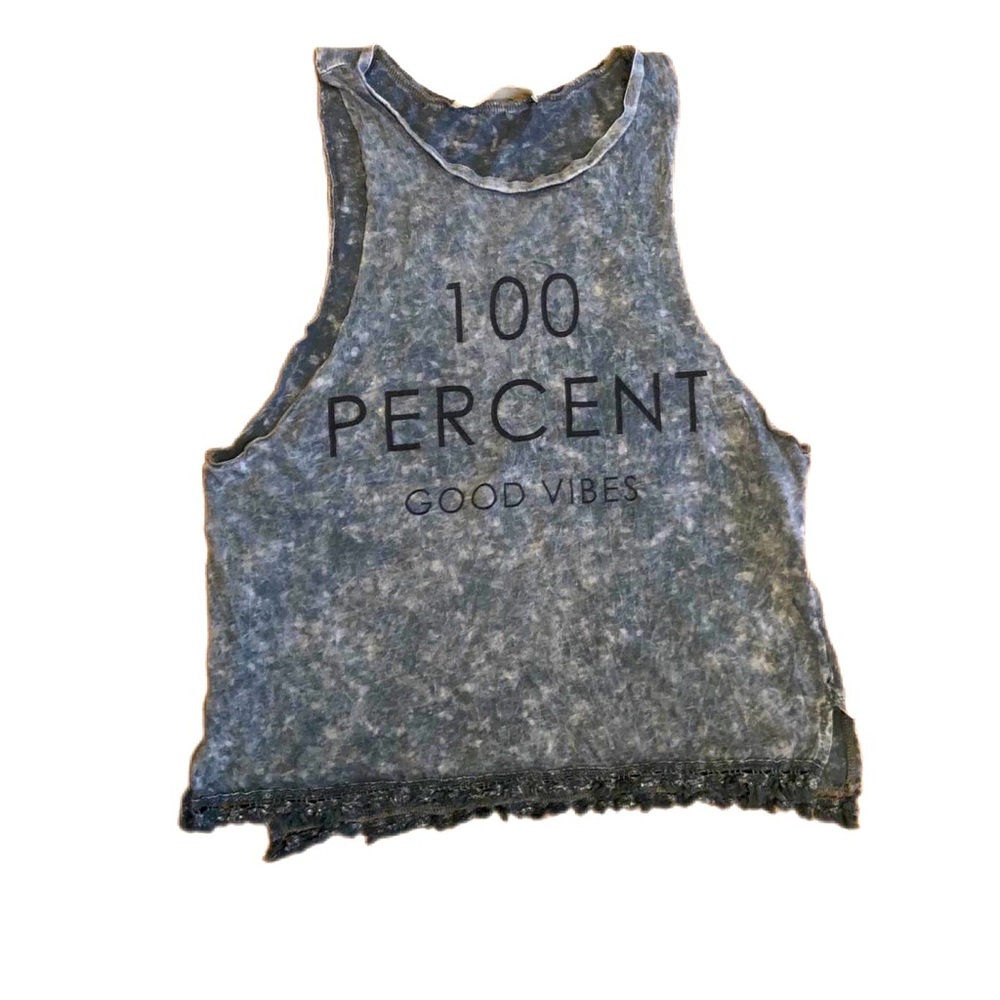 Vintage Havana grey mineral wash muscle tank